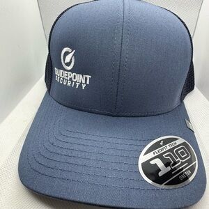 Travis Mathew Guidepoint Blue Flexfit Tech 110 One Ten Golf Hat Trucker Cap